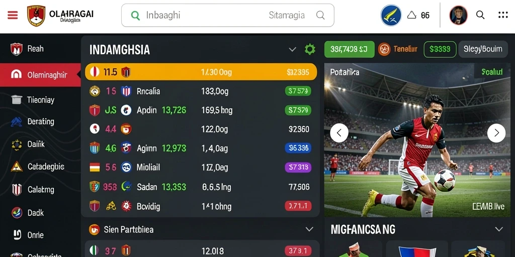 Tampilan menu utama yang menarik dan mudah dinavigasi.