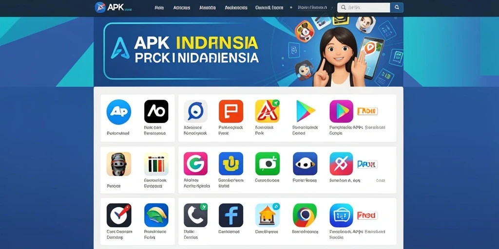Tampilan awal yang menarik dan penuh warna.