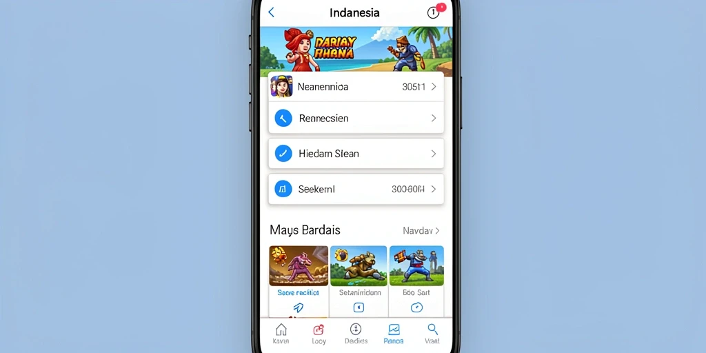 Tampilan menu utama DENTOTO yang menarik dan mudah dinavigasi.