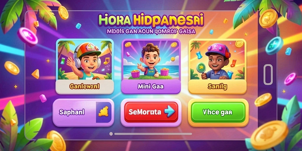 Tangkapan layar menampilkan karakter utama dalam aksi.
