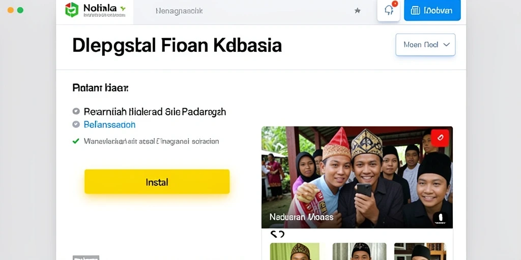 Tampilan antarmuka yang intuitif dan mudah digunakan.