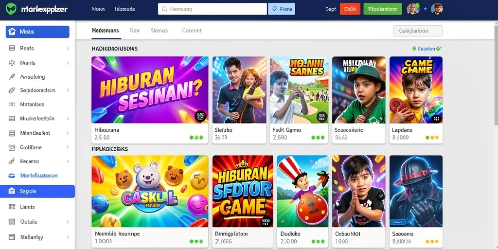 Tampilan antarmuka yang intuitif dan menarik.