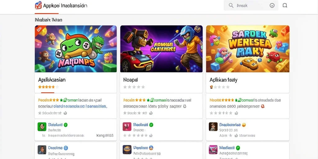 Screenshot pertama menunjukkan tampilan antarmuka yang intuitif dan menarik.