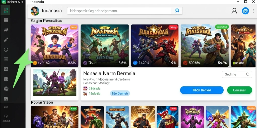 Tampilan antarmuka yang menarik dan user-friendly.