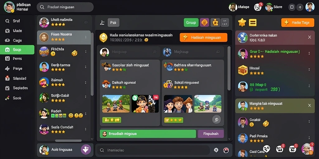 Screenshot menampilkan karakter utama dalam aksi berani.