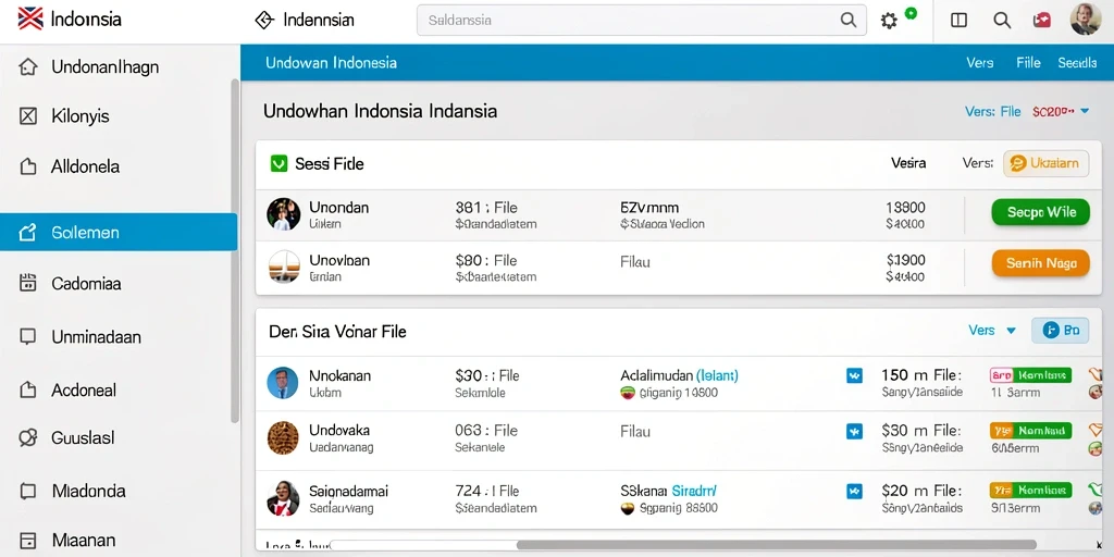 Tampilan antarmuka yang user-friendly.