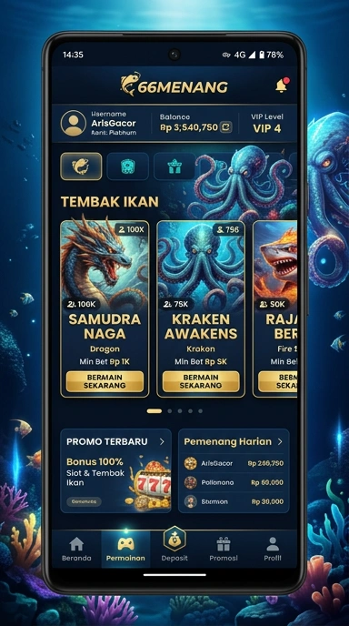 Galeri pratinjau visual 66menang build APK resmi terbaru